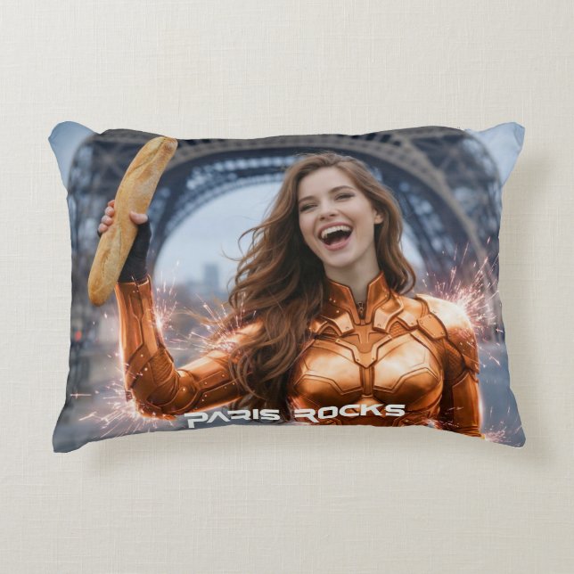 COJÍN DECORATIVO PARIS ROCKS (Anverso)