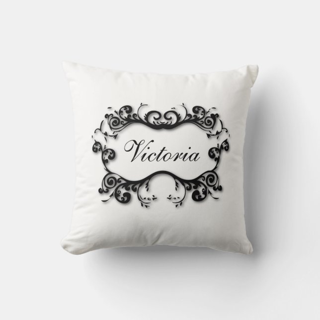 Cojín Decorativo Parisian desplaza tu texto (Anverso)
