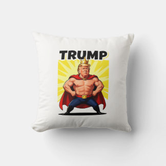 Cojín Decorativo Parodic Superhero Trump Caricature