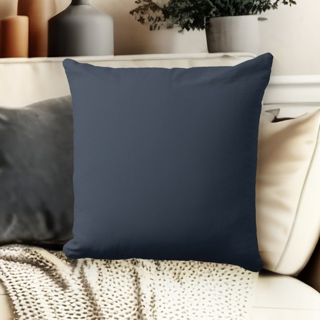 Cojín Decorativo Parqué azul de la Marina (throw pillow for living room navy blue couch throw pillow )
