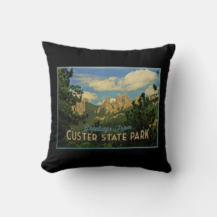 Cojín Decorativo Parque de estado de Custer