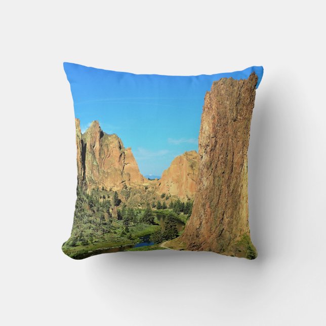 Cojín Decorativo Parque estatal Smith Rock, OR (Anverso)