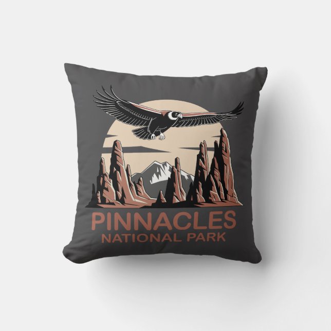 Cojín Decorativo Parque nacional de Pinnacles (Anverso)