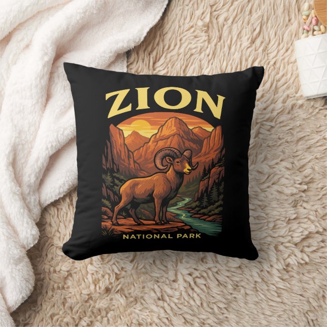 Cojín Decorativo Parque nacional de Zion (Manta)