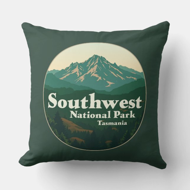 Cojín Decorativo Parque nacional del Suroeste de Tasmania (Anverso)