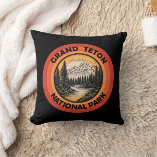 Cojín Decorativo Parque Nacional Grand Teton Wyoming