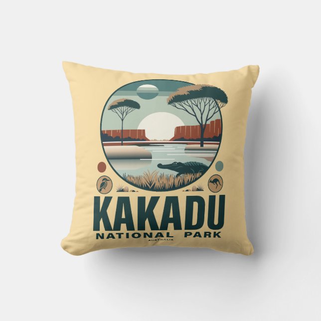 Cojín Decorativo Parque nacional Kakadu Australia (Anverso)
