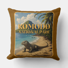 Cojín Decorativo Parque nacional Komodo Indonesia