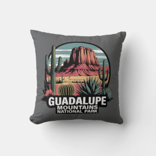 Cojín Decorativo Parque Nacional Montañas Guadalupe Texas