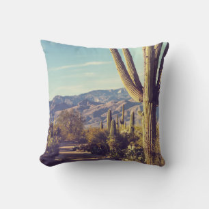 Cojín Decorativo Parque Nacional Saguaro, representación escénica.