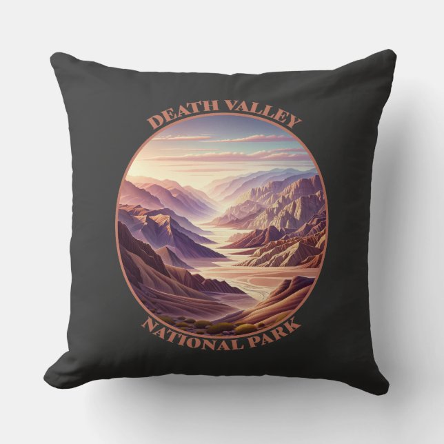 Cojín Decorativo Parque nacional Valle de la Muerte (Anverso)