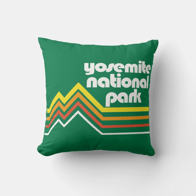 Cojín Decorativo Parque nacional Yosemite (Anverso)