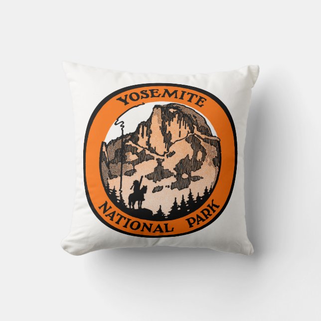 Cojín Decorativo Parque nacional Yosemite 1910 (Anverso)