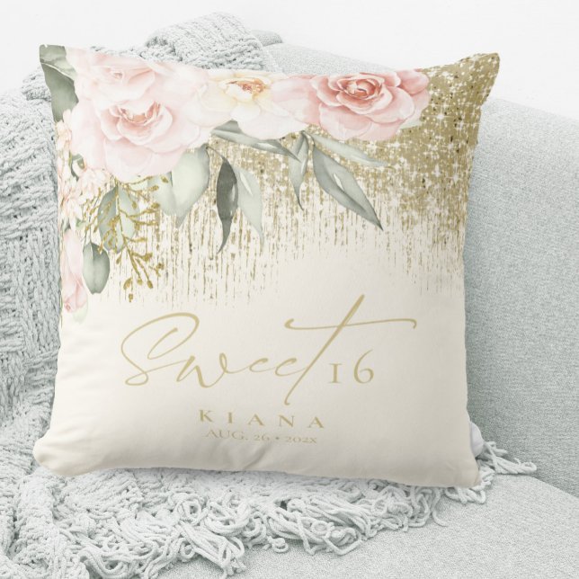 Cojín Decorativo Parques florales dulces Dieciséis Gold ID912 (Subido por el creador)