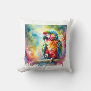 Cojín Decorativo Parrot Cotorra 050824AREF120 - Watercolor