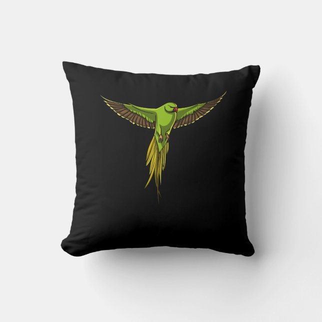 Cojín Decorativo Parrot Parakeet Bird (Anverso)