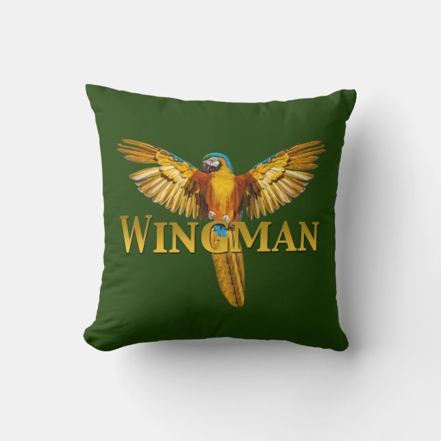 Cojín Decorativo Parrot Wingman (Anverso)