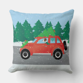 Cojín Decorativo Parson Russell Terrier Navidades