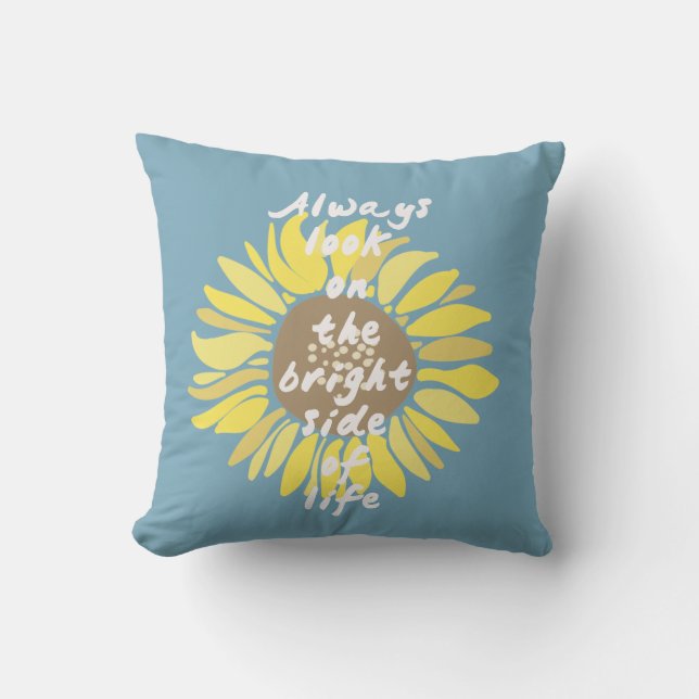 Cojín Decorativo Parte positiva de los girasoles (Anverso)