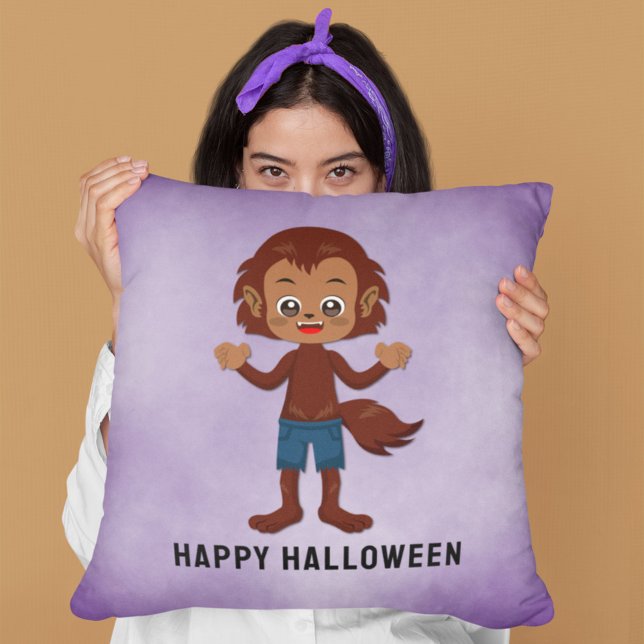 Cojín Decorativo Partido Halloween para Niños Werewolf (Subido por el creador)