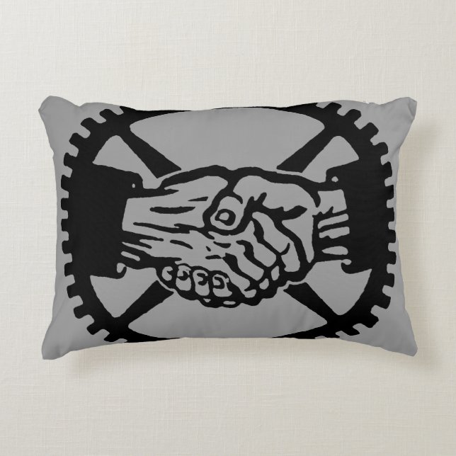 Cojín Decorativo Partido laborista americano (Anverso)