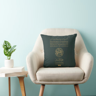 Cojín Decorativo Pasaporte argelino