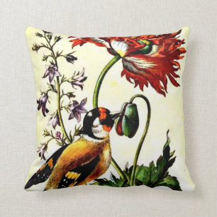 Cojín Decorativo Pasari - Maria Sibylla Merian arte botánico