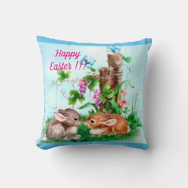 Cojín Decorativo Pascua (Anverso)