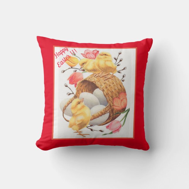 Cojín Decorativo Pascua (Anverso)