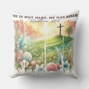 Cojín Decorativo Pascua cristiana inspiradora