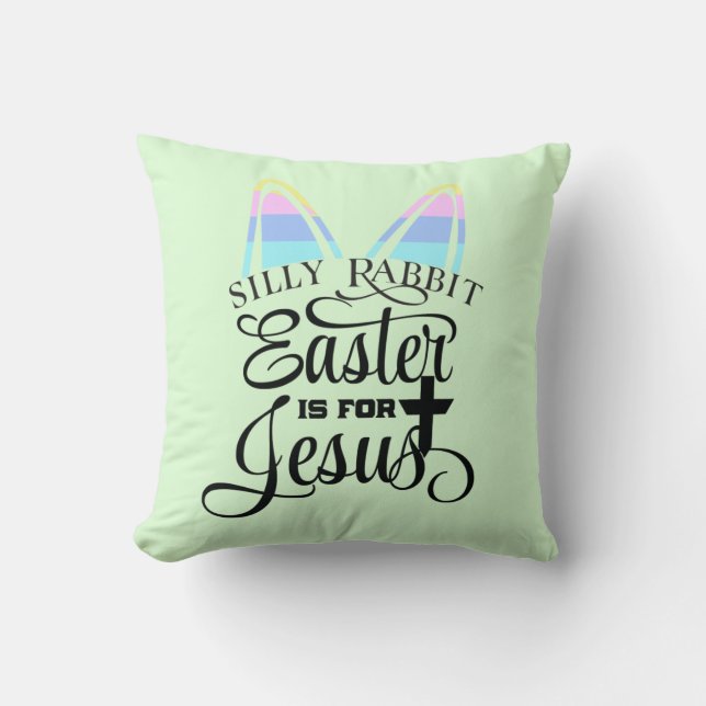 Cojín Decorativo Pascua es para Jesús (Anverso)