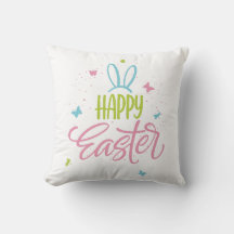 Pascua feliz con mariposas