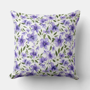 Cojín Decorativo Pasión de la flor púrpura