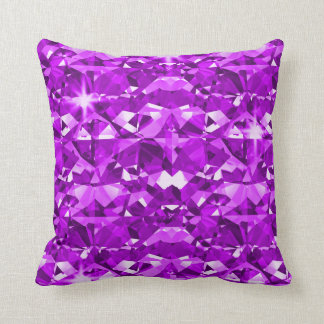 Cojín Decorativo Pasión púrpura de los diamantes