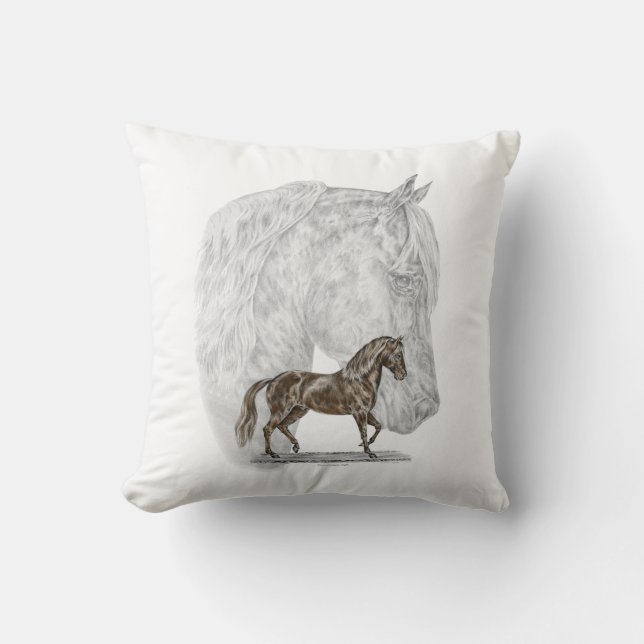 Cojín Decorativo Paso Fino Horse Art (Anverso)