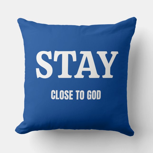 Cojín Decorativo "pasos fieles, guía divina" espiritual lindo (Anverso)