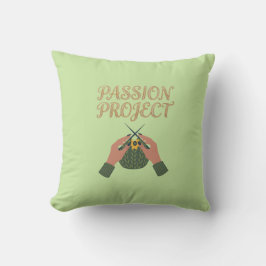 Cojín Decorativo Passion Project Hand-Knit Graphic Pillow | Craft 