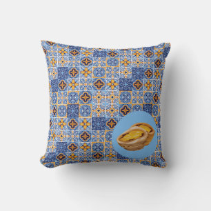 Cojín Decorativo Pasteis de Nata Tiles