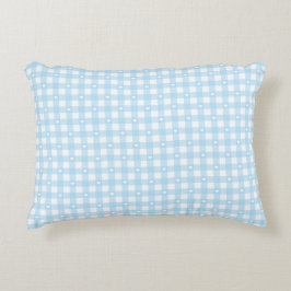 Cojín Decorativo Pastel Blue Checks