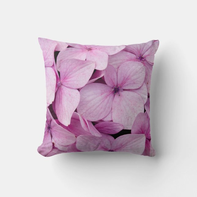 Cojín Decorativo Pastel Charm: Pink Flowers in the Heart of SAPA (Anverso)