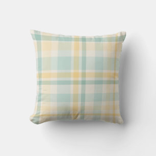 Cojín Decorativo Pastel Christmas Plaid tres