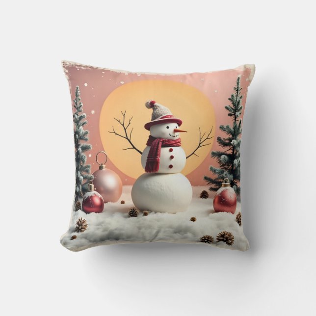 Cojín Decorativo Pastel Christmas - Throw Pillow (Anverso)