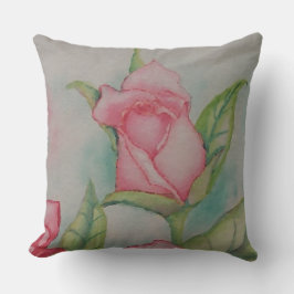 Cojín Decorativo Pastel color de rosa rosado bonito CricketDiane de