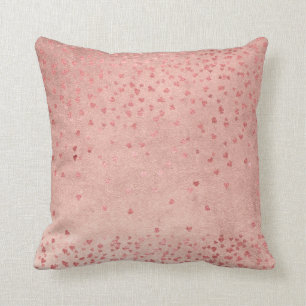 Cojín Decorativo Pastel color de rosa rosado del confeti de los