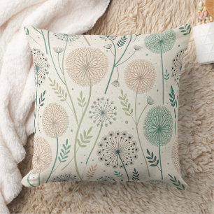 Cojín Decorativo Pastel Dandelion Dreams - Floral caprichosa (2)