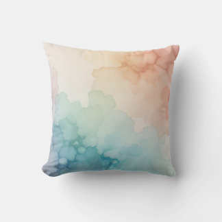 Cojín decorativo Pastel de color de agua