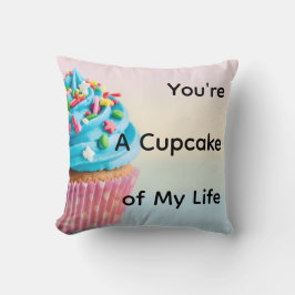 Cojín Decorativo Pastel de cumpleaños feliz