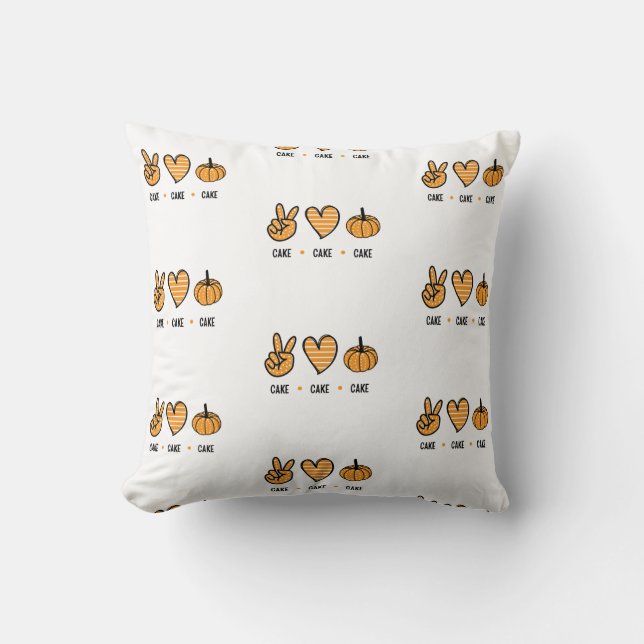 Cojín Decorativo Pastel de pastel (Anverso)