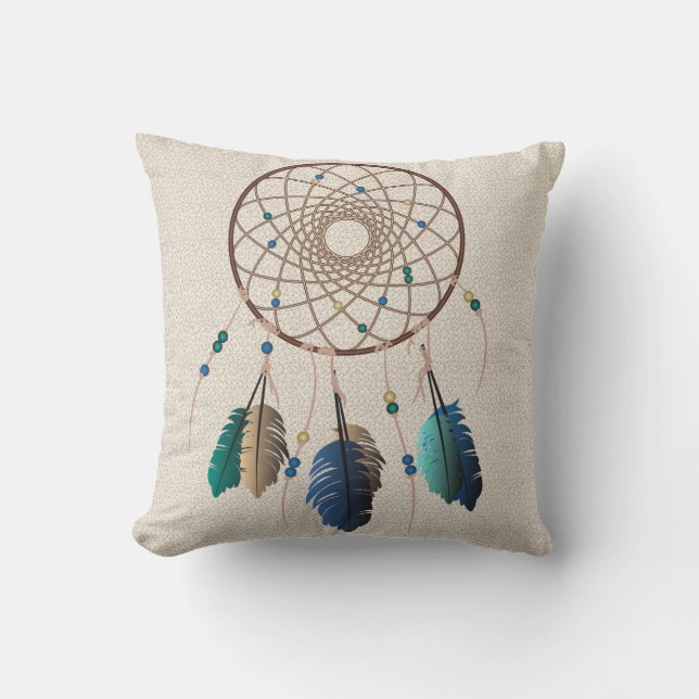 Cojín Decorativo Pastel de Sueños de Hues (Anverso)