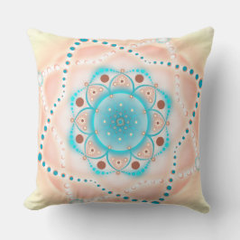 Cojín Decorativo Pastel Floral Mandala